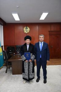 ҚҰРЫЛЫС САЛАСЫНЫҢ АРДАГЕРІНЕ ҚҰРМЕТ КӨРСЕТІЛДІ